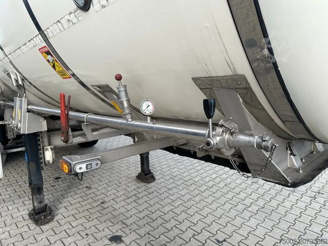 Lebensmitteltanker Van Hool FOOD / 39.000L / 3-COMP / INOX / NL-trailer
