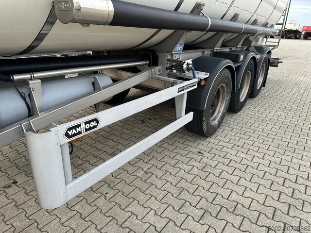 Lebensmitteltanker Van Hool FOOD / 39.000L / 3-COMP / INOX / NL-trailer