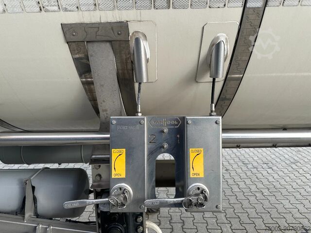 Lebensmitteltanker Van Hool FOOD / 39.000L / 3-COMP / INOX / NL-trailer