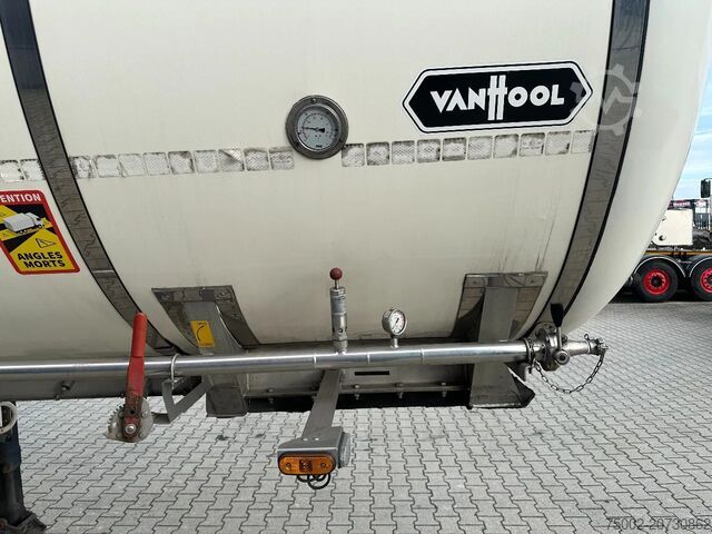 Lebensmitteltanker Van Hool FOOD / 39.000L / 3-COMP / INOX / NL-trailer