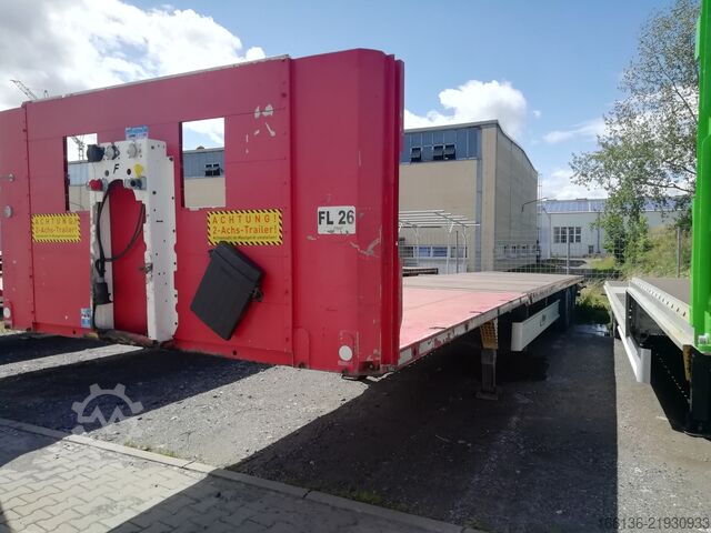 Open semitrailer FLIEGL SZS 270 Mega Plateau Auflieger