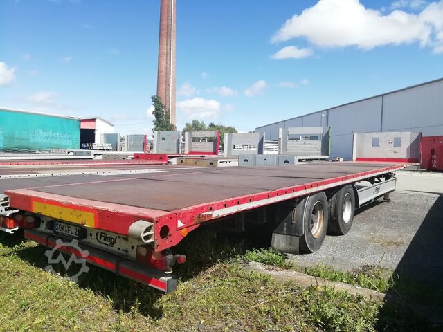 Open semitrailer FLIEGL SZS 270 Mega Plateau Auflieger