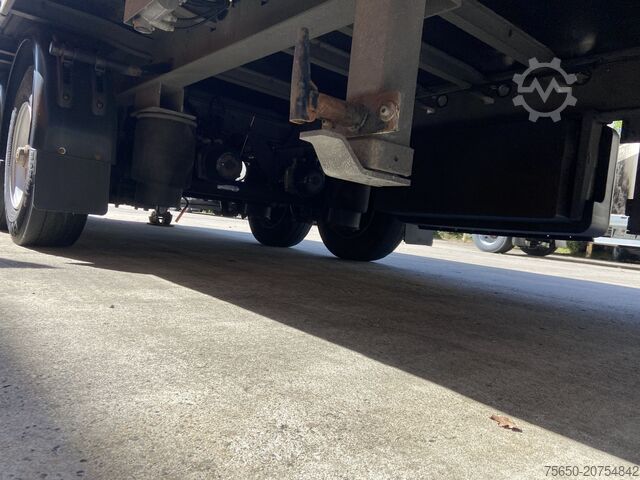 Open trailer with tarp Möslein TPW 105 D Schwebheim  Tandem- Planenanhänger Durchladbar