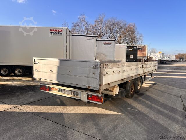 Open trailer with tarp Tang, Karl ZP105 Tandem Pritschenanhänger