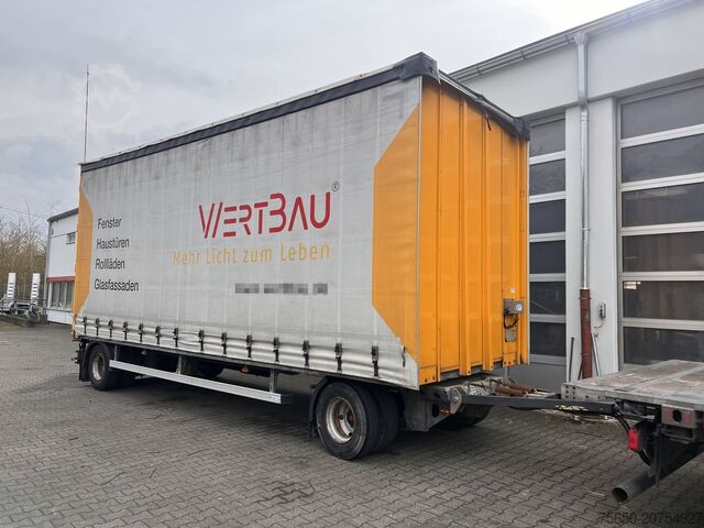 Open trailer with tarp RUFA DHC 18-22 2 Achs Jumbo- Planenanhänger