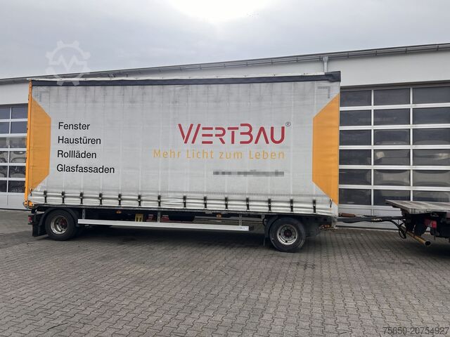 Open trailer with tarp RUFA DHC 18-22  2 Achs Jumbo- Planenanhänger