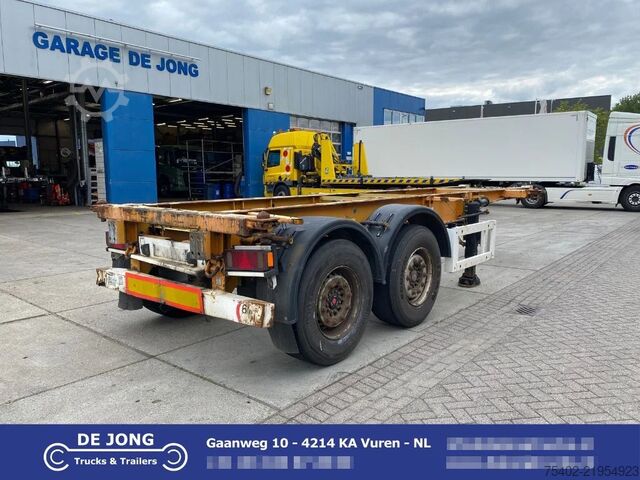 Container transport Krone SZC 18 / 20 FT / SAF + Disc