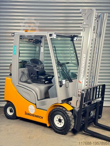 LPG front loader Jungheinrich TFG 320 - Service Neu - 4m Hub - 2t - VW Motor