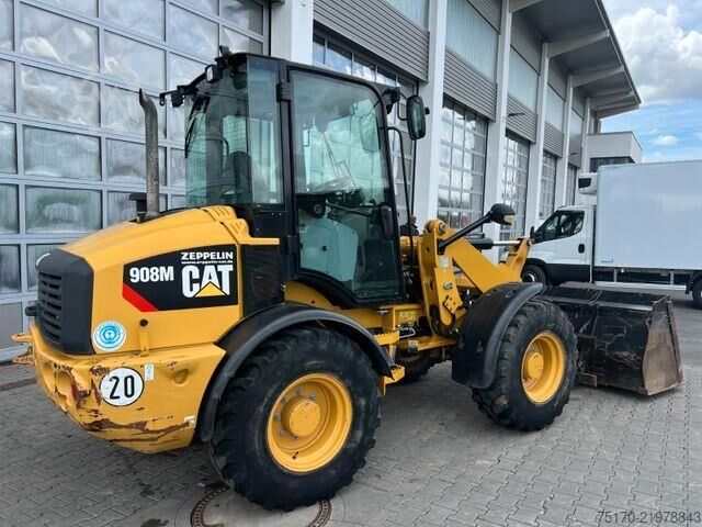 Loader CAT 908M / 3.000h / Gabel / Schaufel