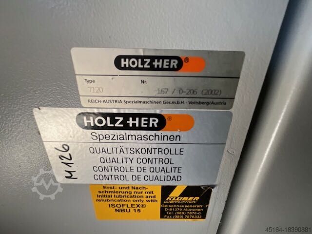 CNC machining center HolzHer 7120