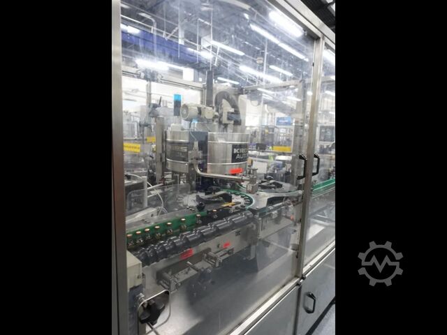 Used STORK minature line fro glass & PET 200 BPM Krones 