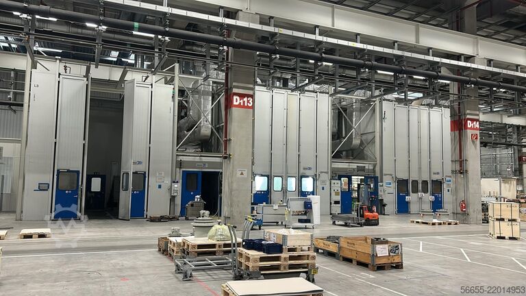 Paint shop, surface treatment plant Rippert Kombi Kabinen Anlage