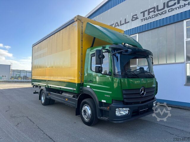 LKW mit Pritsche & Plane MERCEDES-BENZ 1530 L Atego3 Schiebeplane  LBW Bär 1,5to