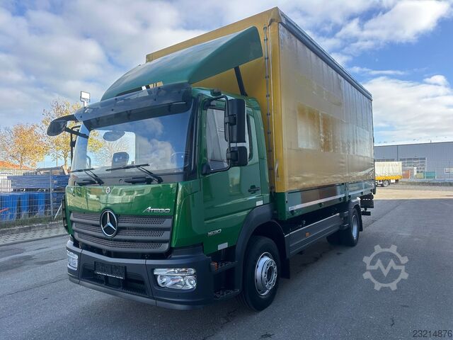 LKW mit Pritsche & Plane MERCEDES-BENZ 1530 L Atego3 Schiebeplane  LBW Bär 1,5to