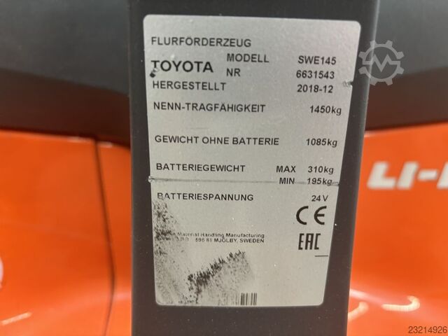 Hochhubwagen Toyota Hochhubwagen SWE 145