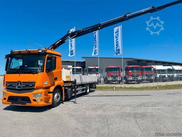 LKW mit Pritsche (offen) MERCEDES-BENZ 1830LLPrit7,20m/KranHiabFunk/NL7,60to/20 tkm/Top