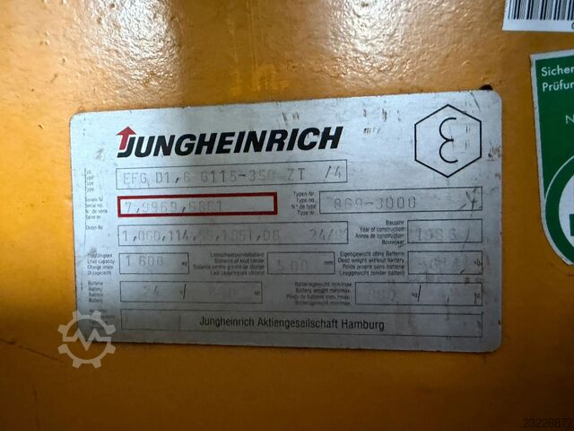 Manual stacker Jungheinrich EFG D1