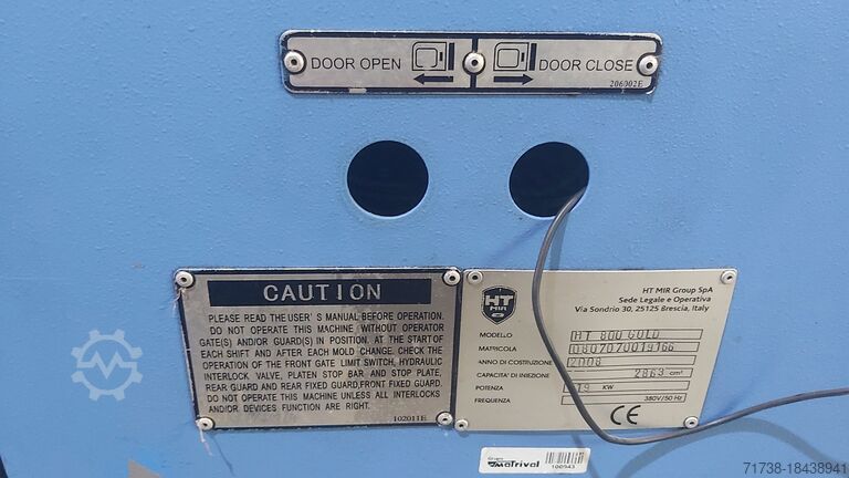 Workshop press HT MIR GOLD-800