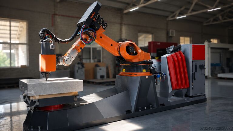 KUKA Stone milling machine Zeykan Robotics s.r.o KUKA KR240 RoboMill Collected