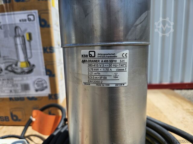 Drainage pump,Submersible Waste Pump KSB AMA-DRAINER A 405 SD/10