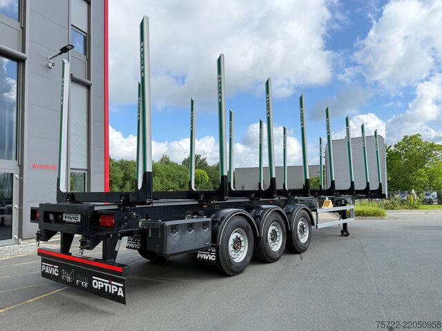 Timber transporter PAVIC HTS 24 Kurzholz Schemel Auflieger  SONDERPREIS!...