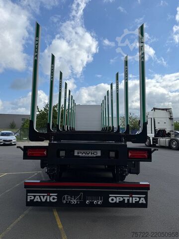 Timber transporter PAVIC HTS 24 Kurzholz Schemel Auflieger  SONDERPREIS!...
