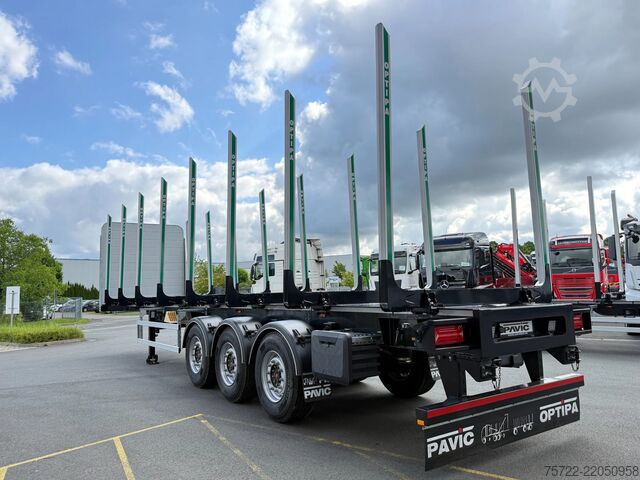 Timber transporter PAVIC HTS 24 Kurzholz Schemel Auflieger  SONDERPREIS!...