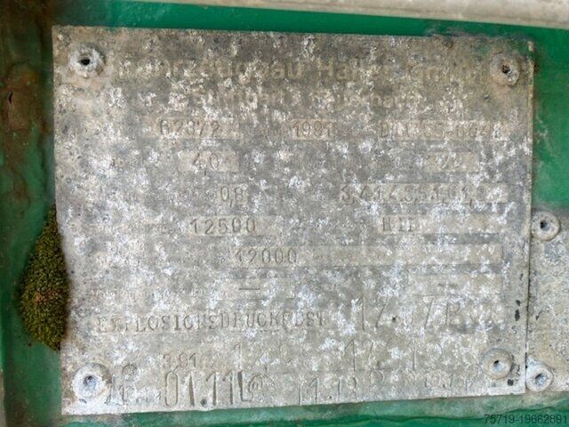 Tankanhänger Haller 12cbm Sauganhänger/Wassertank