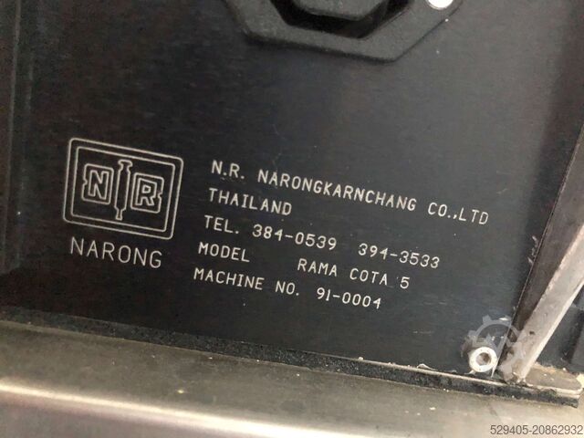 Automatische Zuckerüberziehmaschine Narong Industries Rama NR Cota 19 serie 5