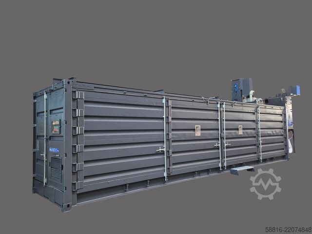 Sandblasting system with 5-year warranty Oliver Fritz GmbH & Co. KG Strahlcontainer 40Fuß 9m Strahlraum