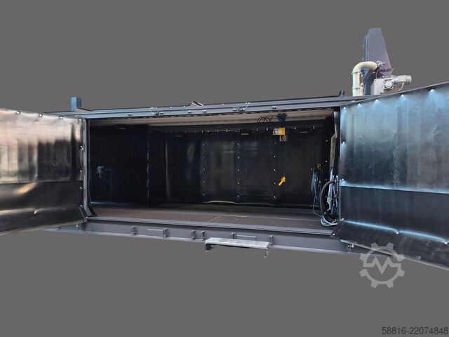 Sandblasting system with 5-year warranty Oliver Fritz GmbH & Co. KG Strahlcontainer 40Fuß 9m Strahlraum