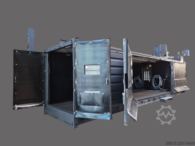 Sandblasting system with 5-year warranty Oliver Fritz GmbH & Co. KG Strahlcontainer 40Fuß 9m Strahlraum