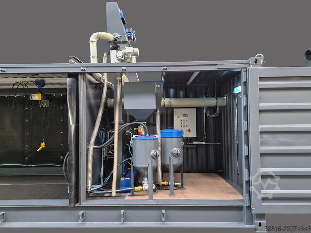 Sandblasting system with 5-year warranty Oliver Fritz GmbH & Co. KG Strahlcontainer 40Fuß 9m Strahlraum