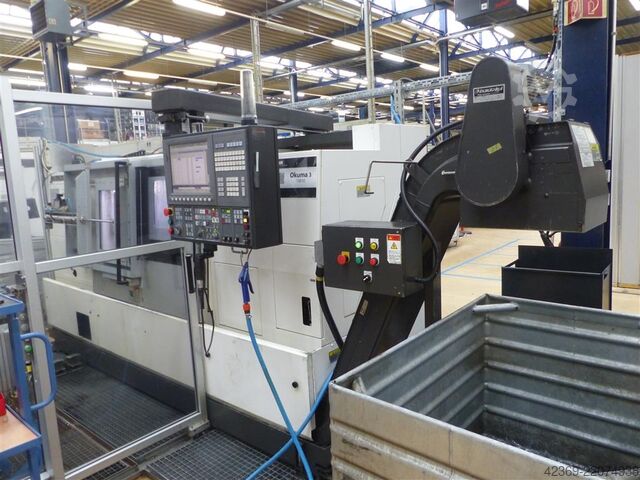 CNC Turning- and Milling Center OKUMA LB 3000EX II-MC1000 Space Turn with Robot loading