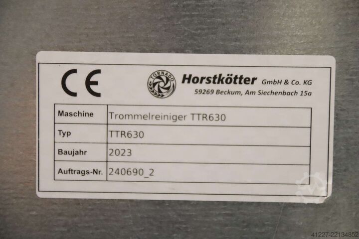 Screening plant Drum screening plant Horstkötter Trommelreiniger TTR630