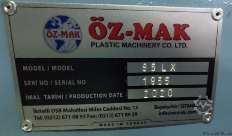 Foil processing machine Öz-mak Plastik Makina ÖZM 85 LX UNIVERSAL BAG CUTTING MACHINE