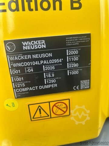Wheel loader Wacker Neuson 1001 | 2026