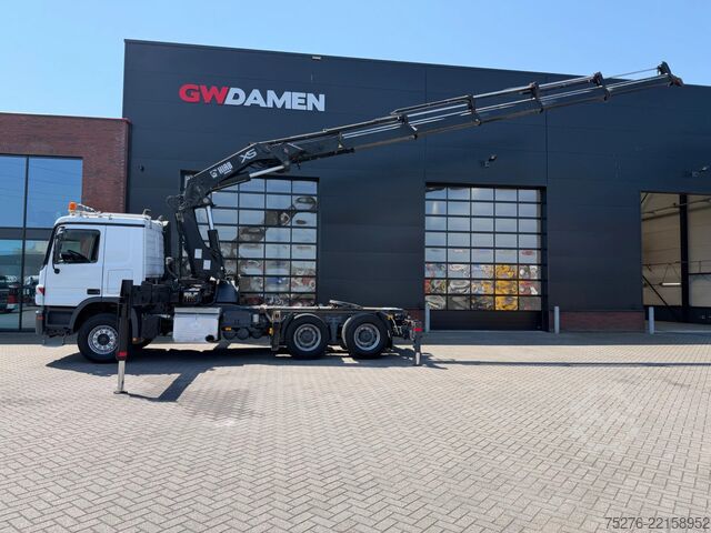 Heavy load Mercedes-Benz Actros 2655 V8 6x4 Tractor unit Hiab 422-5 Euro 5