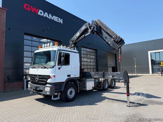 Heavy load Mercedes-Benz Actros 2655 V8 6x4 Tractor unit Hiab 422-5 Euro 5