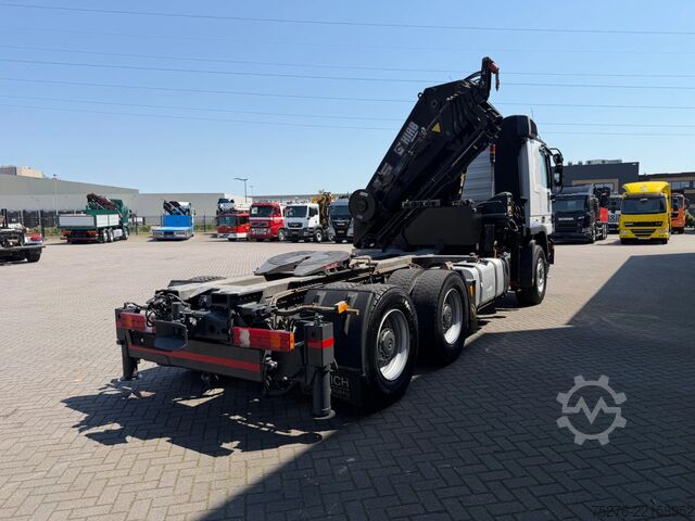 Heavy load Mercedes-Benz Actros 2655 V8 6x4 Tractor unit Hiab 422-5 Euro 5