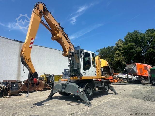 Mobilbagger LIEBHERR A 316 / Pfreud Waage / Umschlagbagger
