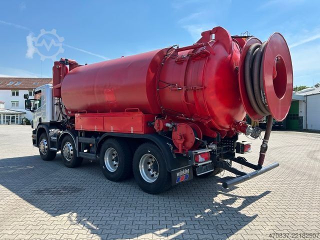 Saugwagen SCANIA P 400 / BLATT BLATT / 16.000 Liter