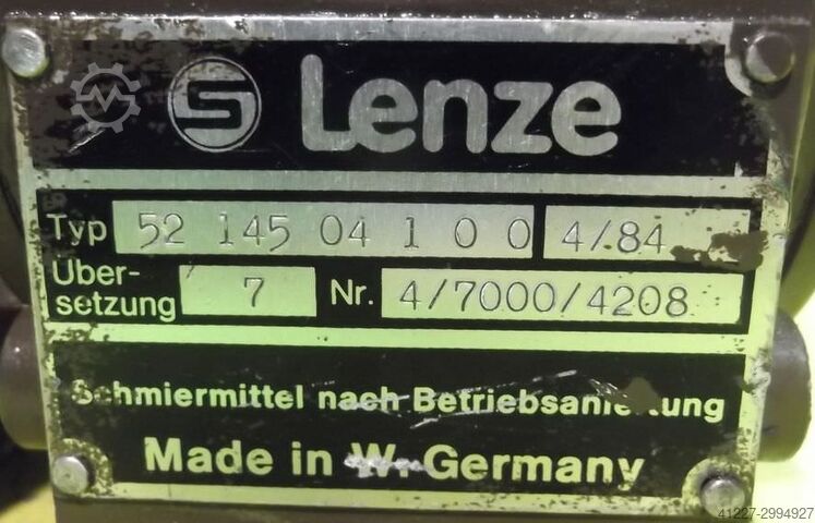 Variable speed geared motor 0.55 kW 46-264 rpm Lenze 11.715.03.04
