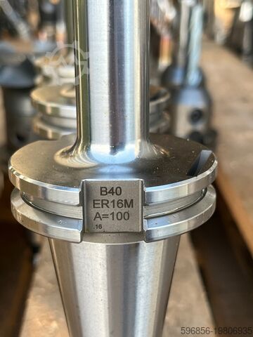 Spannzangenfutter WNT B40 ER16M A=100 + Centro-P Germany Spannzange + VHM-Bohrer Oprawka WNT B40 ER16M A=100 + tulejka Centro-P Germany + wiertło VHM 