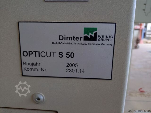 Cross cut line Weinig Dimter Opticut S-50