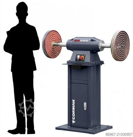 Schleif- und Poliermaschine mit Sockel CORMAK SP350