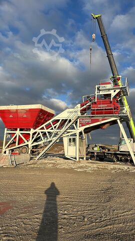 Mobile Concrete Batching Plant PLUSMIX PLUS MT120