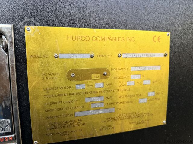 Vertical machining center HURCO VM 20 i
