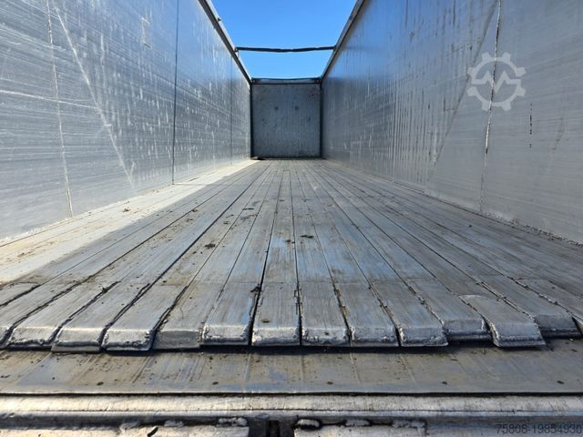 Walking floor semitrailer KRAKER CF-200 Walkingfloor 92m³ Funk SAF Liftachse