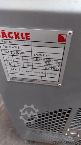 Electrode welding machine JÄCKLE G 400 S